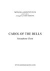Carol Of The Bells - Leontovych (Arr. Josie Simmons for Saxophone Choir))