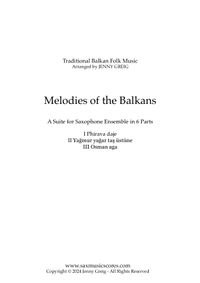 Melodies of the Balkans - (Arr. Jenny Greig for Flexible Sax Ensemble)