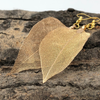 Real Leaf Earrings