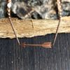 Mini Arrow Necklace (Adjustable)
