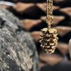 Mini Pinecone Necklace (Adjustable)