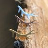 Dainty Antler Studs