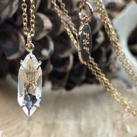 Pure Quartz Crystal Necklace