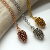 Mini Pinecone Necklace (Adjustable)