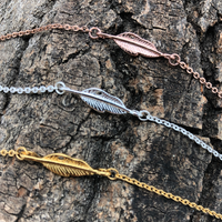 Mini Feather Bracelet (Adjustable)