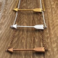 Mini Arrow Necklace (Adjustable)