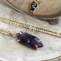 Amethyst Crystal Necklace