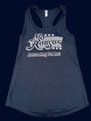 “Hardcore Honky Tonk” Women’s Tank Top (Black w/White Design)