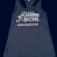 “Hardcore Honky Tonk” Women’s Tank Top (Black w/White Design)