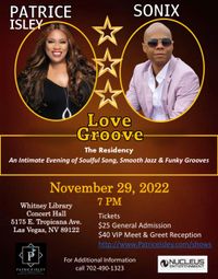Love Groove the Residency - featuring Sonix & Patrice Isley!