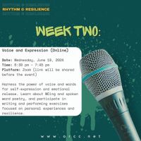 Rhythm & Resilience - Week 2: Voice and Expression (Online)