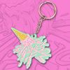 Ice Cream Rubber Keychain