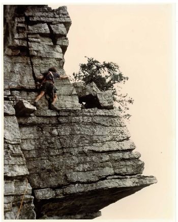 Gary Zielinski in the Shawangunks, New Paltz, New York.
