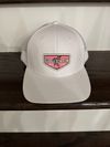 GB Leighton White With Pink Logo Cap
