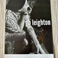 GB Leighton Signed 2nd Chance Poster