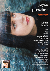 Home album launch / Zoë Fox & the Rocket Clocks / Angie McMahon
