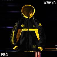 Black/Gold Windbreaker 