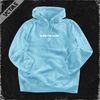 Numb The Ache Ice blue hoodie 