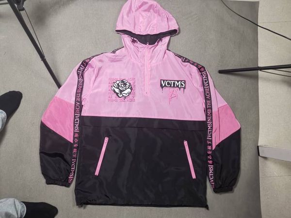 Numb The Ache Pink Windbreaker - VCTMS