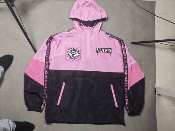 Victoria's secret pink anorak clearance windbreaker jacket