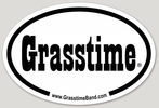 Grasstime Oval Sticker