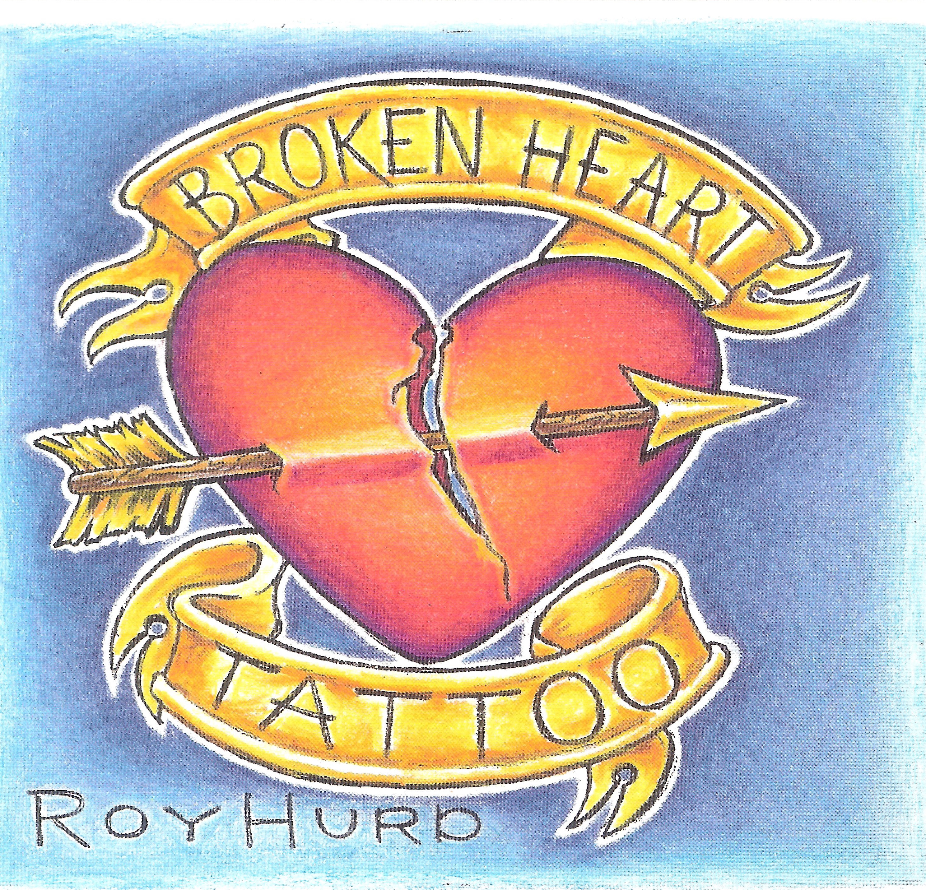 Broken Heart Tattoo New Design Love Tribal Temporary Body Tattoo - YouTube