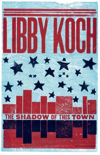 The Shadow of This Town Hatch Show Print