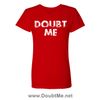 Doubt Me Classic women's v-neck (red)