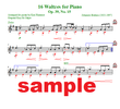"Waltz in G" (original Ab) by Johannes Brahms