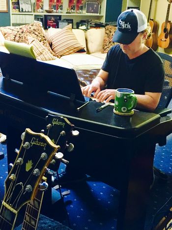 Buck Johnson playing some piano the day before leaving on tour with Aerosmith.  thanks Buck!
