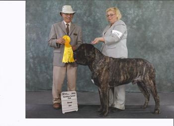 Hamilton District Kennel Club June 24, 2012. Grp 3 under Judge Charles Cyopik.
