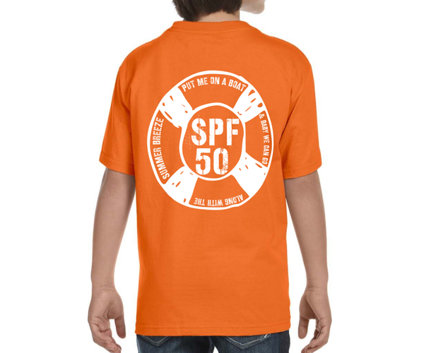 Bright Orange ST3/SPF-50 Youth Shirt