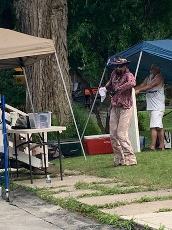 Dancing at The Rosendale St Fest
