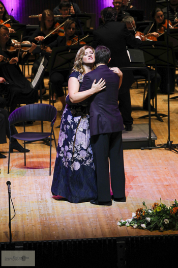 "La Traviata" ( Violetta) JSO ,conductor Omer Arieli, Aaron Blake as Alfredo
