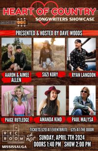 Heart of Country Songwriters Showcase