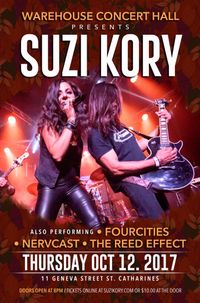 Suzi Kory w/Special Guests FourCities, Nervcast and The Reed Effect
