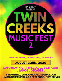 Suzi Kory w Saturday Night Special at Twin Creeks Fest 2