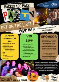 Freeman Arts Pavillion  "Backstage Pass Party"