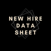 New Hire Data Sheet