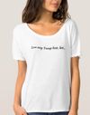 Love May Trump Hate T-Shirt - Women's Cut
