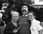 Diann, Ginny, Alyssa and Noble after a 1st place in Intro Level Dressage.

