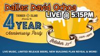 Dallas David Ochoa at Thunder Island Brewing's 4 Year Anniversary Party