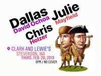 Dallas David Ochoa // Julie Mayfield // Chris Holzer @ Clark & Lewie’s