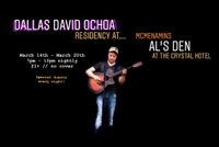 POSTPONED DUE TO COVID-19 ** Dallas David Ochoa - Residency at McMenamins Al’s Den