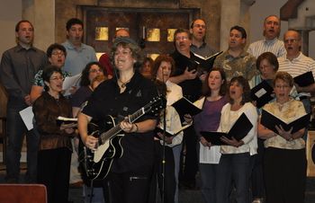 the Temple Kol Emeth "Gospel" Choir
