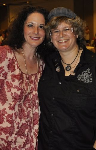 with friend, Rabbi Linda Joseph
