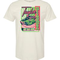Race Car Shirt! (Front and Back)(3 color)(Off white/cream)