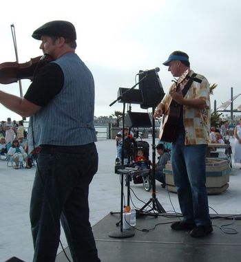 Generating excitement on the Redondo Pier.
