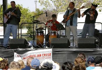 Generating excitement at the Temecula Bluegrass Festival.
