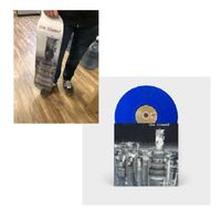 Blue Vinyl and Skateboard Bundle